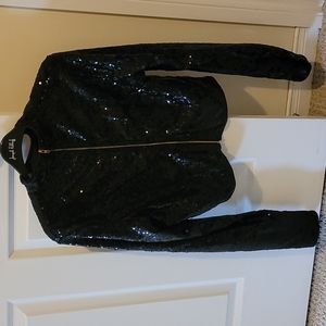 Sequin black jacket